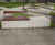 Monia Concrete Bench - outdoor bench with timber slats and concrete base 2