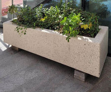 Shropshire Planter - concrete outdoor planter for commercial spaces