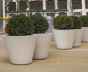 Whitecity Plant Pot - concrete outdoor planter for commercial spaces