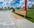 Concrete and timber seating - Seven Heroes Square, Ballymun 2