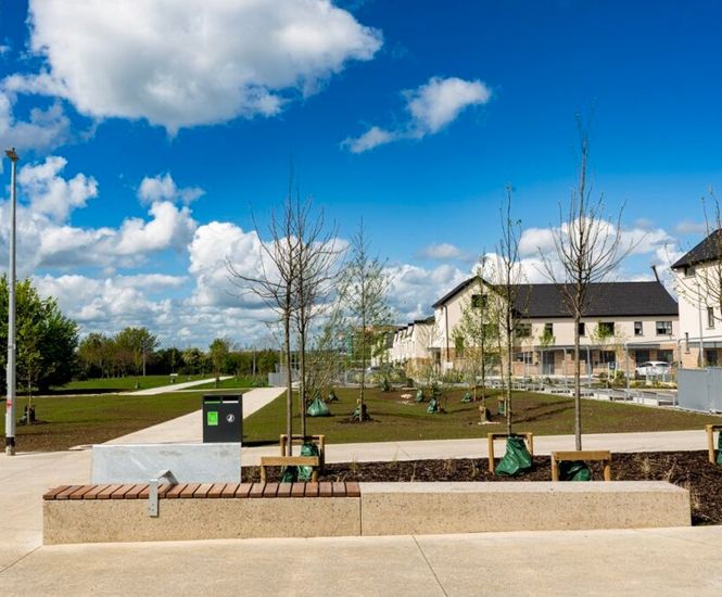 Seating and stairs for Churchfields Social Housing Development, Dublin