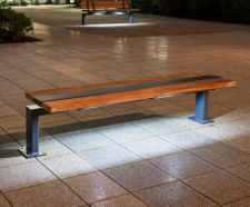 SmartBeam - solar upgrade option for outdoor benches