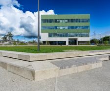 Bespoke concrete seating for public realm - Tallaght, Dublin