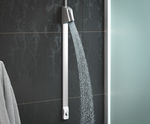 Avon 21 Self-Closing Shower Panel - chrome commercial push button shower