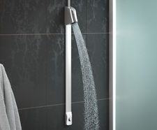 Avon 21 Self-Closing Shower Panel - chrome commercial push button shower