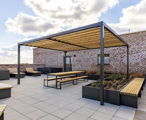 Street furniture creates striking communal space at Sheepcote Road, Harrow