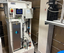 Electrochlorination system for swimming room plant room upgrade