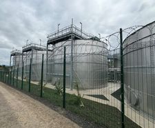 Perimeter fencing upgrade for waste water treatment works