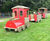 Large Train Locomotive - outdoor play structure with wood and plastic 0