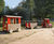 Large Train Locomotive - outdoor play structure with wood and plastic 5