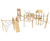 Play Unit Isa, Solo - natural robinia playground climbing structure 2