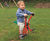 Butterfly Spring Rocker - steel and PE playground spring rider for kids 4