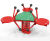 Beetle Ride Three-Seater Spring Rocker - steel playground group rocker 4
