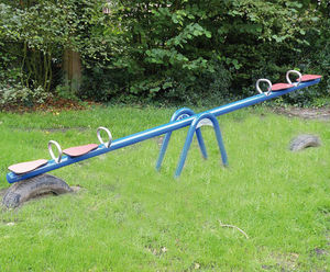 Stella Four-Seater Seesaw - steel playground seesaw for four kids