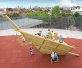 Bounty Sand Wreck, Bow - softwood ship bow for themed playgrounds - on this page