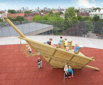 Bounty Sand Wreck, Bow - softwood ship bow for themed playgrounds