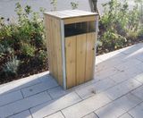 Sheldon Enclosed Steel Frame Litter Bin - SLC306 - on this page