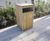 Sheldon Enclosed Steel Frame Litter Bin - SLC306 0