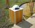 Sheldon Steel Frame Timber Litter Bin - SLC302 9
