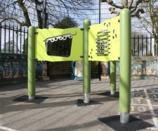 Wilne Creative Station - outdoor play station, pressure-treated softwood