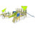 Elsa Play Unit, Solo - larch wood outdoor playground structure 2