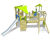 Elsa Play Unit, Solo - larch wood outdoor playground structure 1