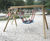 Parallel Swing - softwood playground nest swing for outdoor spaces 0