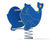 Whale Spring Rocker - hdpe playground spring rocker for toddlers 1