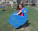 Whale Spring Rocker - hdpe playground spring rocker for toddlers - on this page