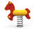 Horse Spring Rocker - polyethylene playground spring ride for children 3