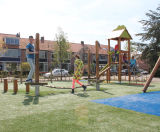 Shiro Play Unit, Solo - outdoor wood and steel playground structure - on this page