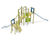 Carl Play Unit, Solo - softwood outdoor playground climbing structure 1