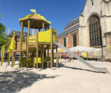 Kilimandscharo Play Unit - large wood playground structure for parks - on this page