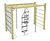 Climbing Frame 210 - softwood outdoor play structure for children 1