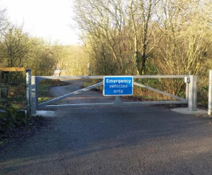 CSG 10405 Anti-Vandal Manual Gate - steel swing barrier