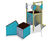Base Climb Play Unit - pressure-treated wood outdoor climbing structure 1