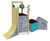 Base Climb Play Unit - pressure-treated wood outdoor climbing structure 0
