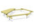 Black Forest Park Bench - outdoor softwood bench with steel supports 6