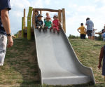 Steep Slide Wide Ph 195 Cm (attachment)  - stainless steel playground slide