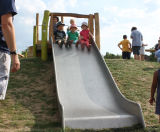 Steep Slide Wide Ph 195 Cm (attachment)  - stainless steel playground slide - on this page