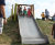 Steep Slide Wide Ph 195 Cm (attachment)  - stainless steel playground slide 0