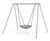 Ecorino Double Swing With Nest Seat - steel playground swing for kids 4