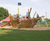 Pinta Active-Motion - softwood playground ship for outdoor play 3