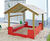 Sand Playing Sun Bakery Cottage - wood outdoor sand playhouse for kids 1