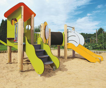 Salvia Play Unit - softwood outdoor playground structure for children