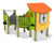 Salvia Play Unit - softwood outdoor playground structure for children 7