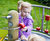 Violet Play Unit - outdoor softwood toddler climbing play structure 1
