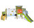 Coral Play Unit - outdoor softwood playground set for children 3