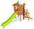 Fjrlar Play Unit, Solo - robinia wood playground structure for kids 6