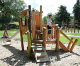 Fjrlar Play Unit, Solo - robinia wood playground structure for kids - on this page